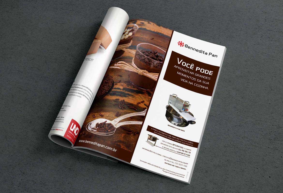 Publicidade: Anúncio de Revista para a Bennedita Pan